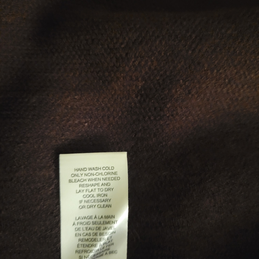 Long Chocolate  Brown Coat By TRUTH - Picture 5 of 5